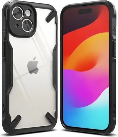 Geschikt voorRingke Apple iPhone 15 Plus Fusion X Back Cover Hoesje - Zwart