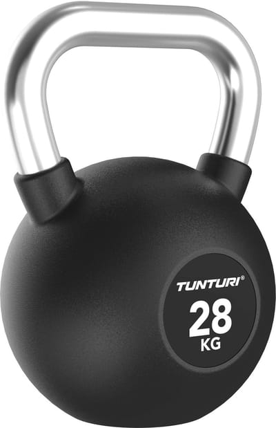 Tunturi Platinum Rubber Kettlebell - 28kg