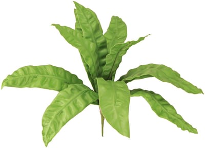 Nestvaren kunstplanten in groen 5,5×22cm 2st, 2 Stück