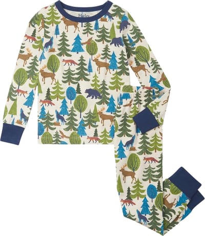 HATLEY pyjama jongen Forrest Scene Stretch Cotton maat 110-116