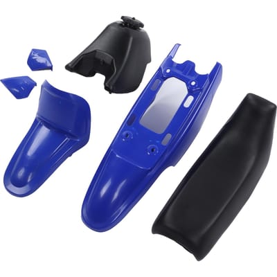 Voor Achter Spatborden Brandstoftank Zadel Kit Past voor Yamaha PW50 PW 50 PW?50 PEEWEE Crossmotor blue