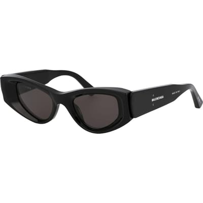 Balenciaga Modieuze Persoonlijkheid Vlinder Zonnebril Unisex Zonnebril BB0243S001 Black,48