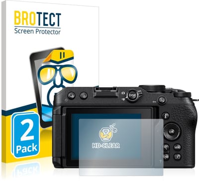 BROTECT - Screenprotector voor Nikon Z 30 - Folie Beschermfolie transparant 2 Stuks