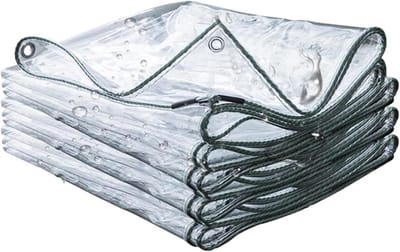 Doorzichtig Dekzeil - Transparant Tarp - Buitenruimte Beschermen - Verdikt PVC Materiaal - 35 x 3 m - Transparant