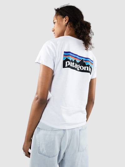 Patagonia P-6 Logo Responsibili T-Shirt wit