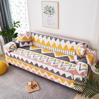 Moderne Elastische Stretch Bankhoezen Voor Woonkamer Bank Bankhoezen 1 /2 /3 /4 Zits Modulaire Bankhoezen Housse De Canap 4-Seater 235-300cm