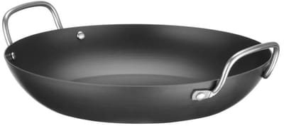HENDI Serveerpan – Carbon Staal – Ø243x280 mm – Inductie & Ovenbestendig