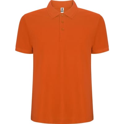 Roly Heren Pegaso Premium Effen Polo Shirt (Oranje)