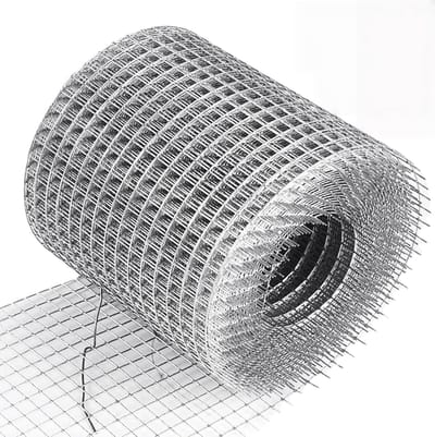 Dailygoods - Stevig Verzinkt Metaal Gaas voor Dierenbescherming en Tuinverhoging - 10 cm x 5 m