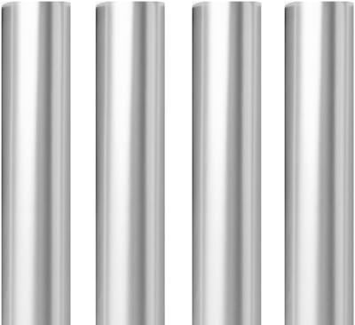 Cadeaupapier - (4 STUKS) - Metallic Zilver - 150 x 70 cm - Inpakpapier - Hoogwaardig Cadeaupapier