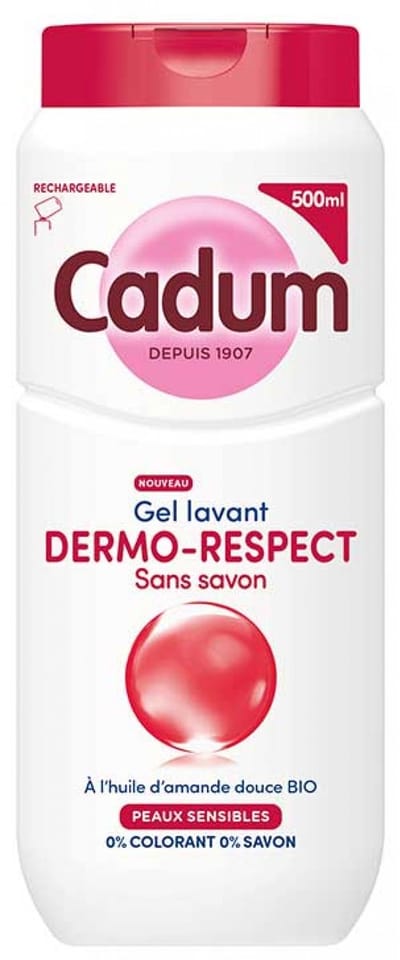 Cadum Zeepvrije Wasgel Dermo-Respect 500 ml