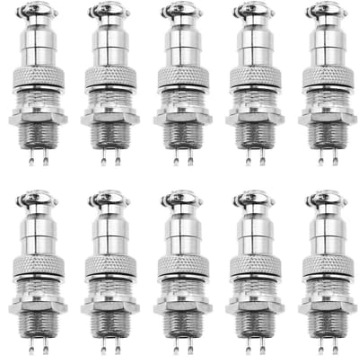 Dailygoods - Aviation Connectors - GX12 Connectors Set - Waterdicht en duurzaam - 10 stuks - M12-2 model