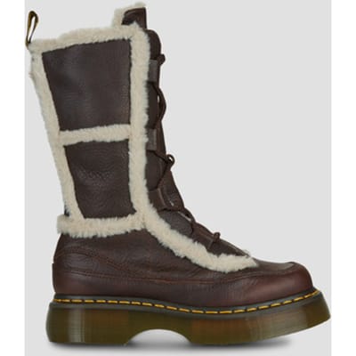 Laarzen Dr. Martens Buzz Lace WL High Leg Boot Dark Brown