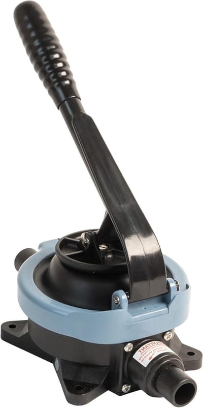 Handmatige Lenspomp - Bilgepomp - Bootonderhoud - Compact Ontwerp - 14.5 GPM - Marineblauw
