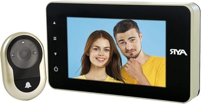 Digitale Deurspion - Kijkgaatje Deur - Veiligheid Thuis - Met Foto-opname - 4 Inch Scherm - Mat Nikkel