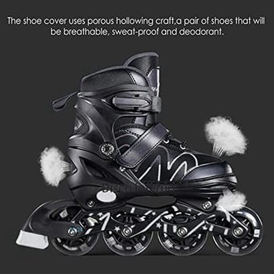 Verstelbare inline skates voor jongens en meisjes - geschikt voor binnen en buiten - maat 24-36