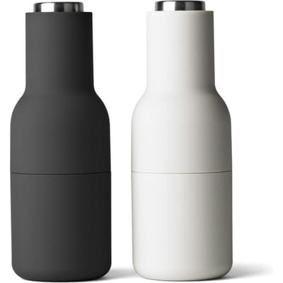 Audo Copenhagen Bottle Grinder Peper- En Zoutmolen Ash/Carbon Staal