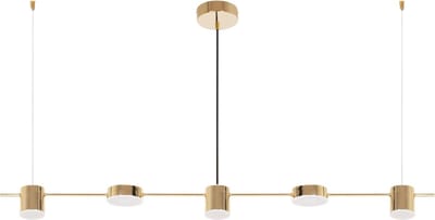 Toolight App929-5Cp Hanglamp Goud 115X10X7,5Cm
