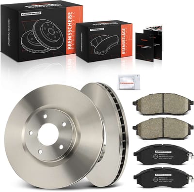 Frankberg 2x remschijven 4x remblokken vooras voor Nissan