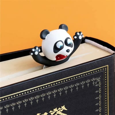 Leuke 3D Dieren Boekenlegger Cartoon Pagina Clip voor Kinderen - Originele Cadeaus, Schattige Accessoires, Verjaardagscadeaus