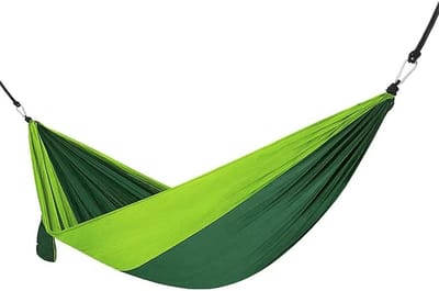Outdoor Hangmat - Reis Stoel - Kamperen en Reizen - Anti-omrol Ontwerp - 290 x 150 cm - Groen