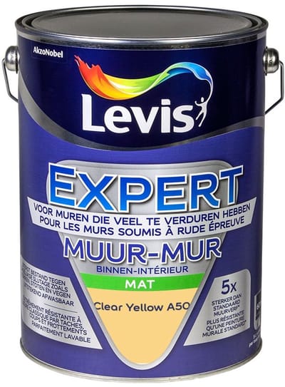 Levis - Expert Muur Binnen Mix - Clear Yellow A50 - Mengverf - 5 L