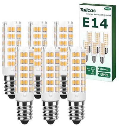Ledlamp E14 5W Warmwit 3000K Niet Dimbaar 500lm 6 Stuks