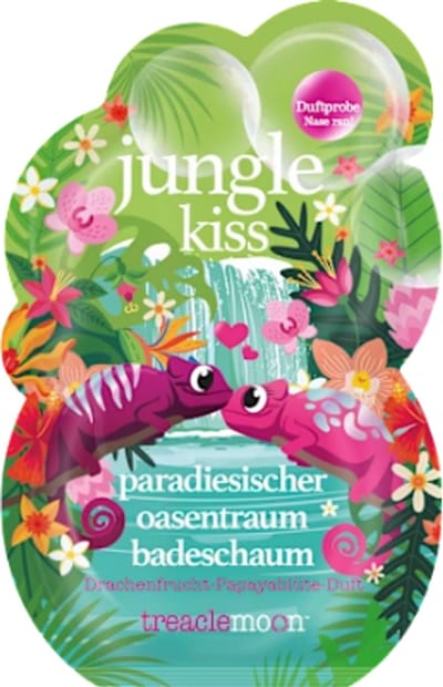 Ontspannende Badschuim Jungle Kiss - Treaclemoon | 1x 80 g - Drakenfruit & Papajabloesem | Verzorgingsproducten - Badzout