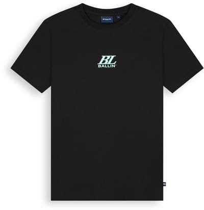 Ballin Amsterdam - Jongens Regular fit T-shirts Crewneck SS - Black - Maat 6