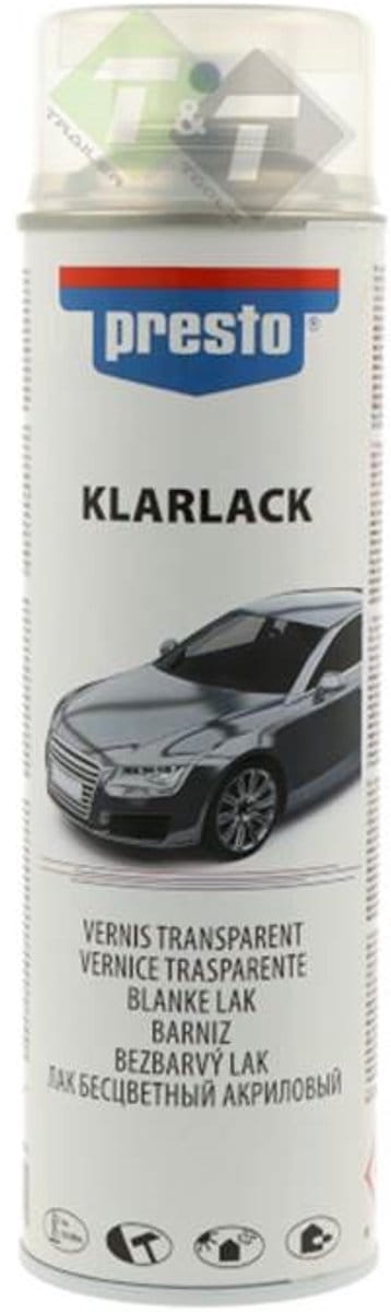 Presto Blanke lak - glans - krasbestendig - 500 ml