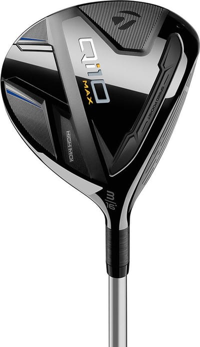 TaylorMade Qi10 Max Fairway Wood 2024 - LINKS | 3 | 15° Loft | Linkshandig | Regular |