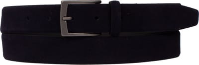 Presly & Sun Heren - Leren riem - Blauw - 85cm