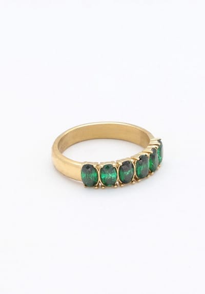 Notre-V Omss23-022 Green Sieraden Dames - Goudkleurig - Maat ONESIZE