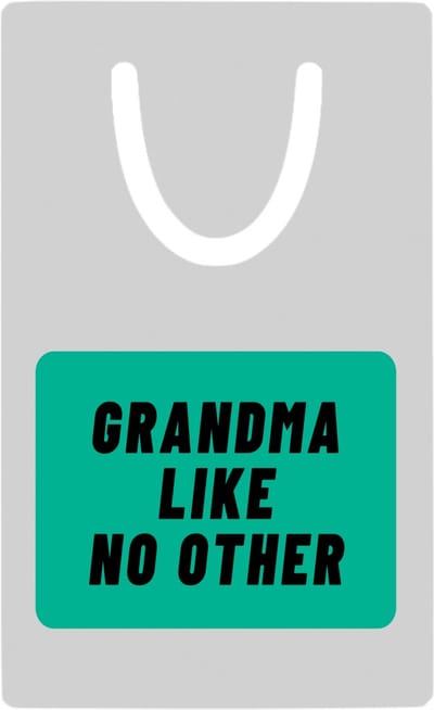 Hacebo® - grandma like no other metalen boekenlegger - Oma - geweldige oma - niemand anders - verjaardag - cadeau - kado - bedankje - geschenk Bladwijzer boekenleggers - 7.6 cm x 5cm