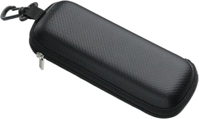 Brillenkoker - Brillendoos Zonnebril Case - Bescherming Bril - Draagbaar Met Lus - 167 cm Lengte - Zwart