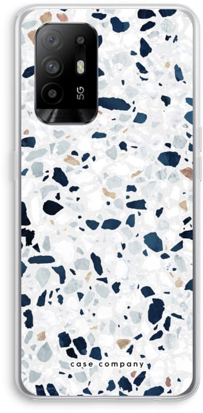 Case Company® - Hoesje geschikt voor Oppo A94 5G hoesje - Terrazzo N°1 - Soft Cover Telefoonhoesje - Bescherming aan alle Kanten en Schermrand