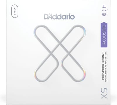 D'Addario XSAPB1152-3P Gecoate Akoestische Gitaarsnaren (11-52) 3-Pack