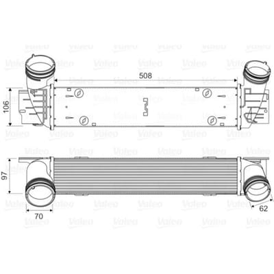 Intercooler VALEO 818594