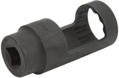 Dailygoods- Injector Socket 27mm - 1/2 Inch Aandrijving - 12-Punts Ontwerp - Universeel Voor Auto - Duurzaam Chroom Vanadium Staal - Effectieve Verwijdering Tool - Dopsleutel