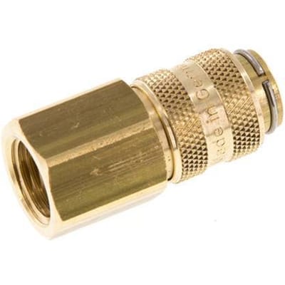 Messing DN 5 Luchtkoppeling Snelkoppeling G 1/4 inch Binnendraad