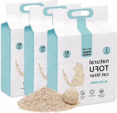 Kattenbakvulling Tofu - Plantaardig Grit - Kattenbak Onderhoud - Stofvrij Klontvormend - 75 kg - Natuurlijk
