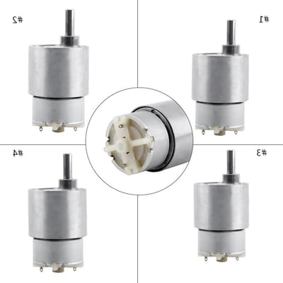 Motor Snelheidsreductor 37mm 12V Hoge Spanning Overbrengingshuis voor 3.5/15/30/70rpm Toepassingen