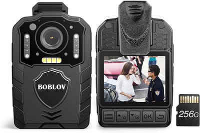 Body Camera 1080P met 256GB Geheugen en Nachtzicht voor Persoonlijke Veiligheid