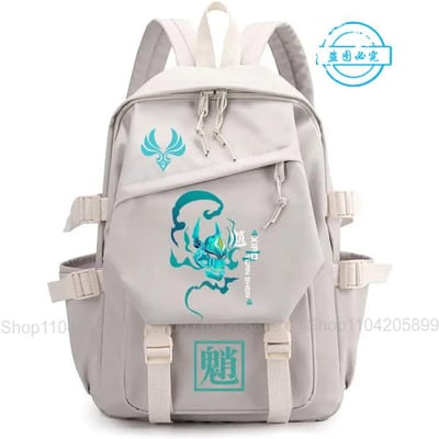 Genshin Impact Rugzak Anime Xiao Mochila Studenten Schooltas Cosplay Jongens Meisjes Cartoon Boekentas Laptop Reizen Rucksack Cadeaus 12 inches