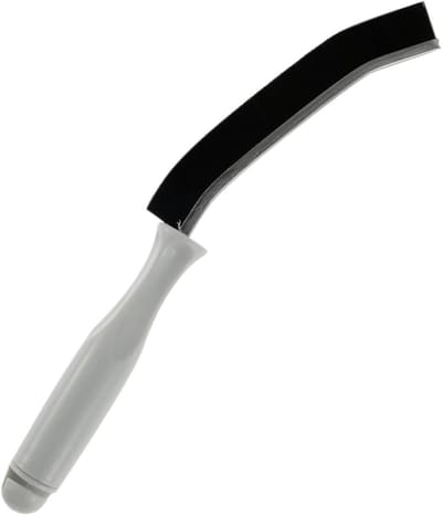 Voegenborstel Lange Handgreep - Spleetreiniger Tegels - Diepe Reiniging Groeven - Ergonomisch Ontwerp - 29cm Lengte - Zwart