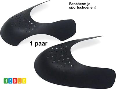 *** 2x Crease-Protector-Anti-Kreuk Black Bescherm je Sneakers! - van Heble® ***