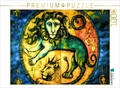 Sterrenbeeld Puzzel - Dierenriem Legpuzzel - Ontspannend Tijdverdrijf - Artistiek Motief - 64x48 cm - Meerkleurig