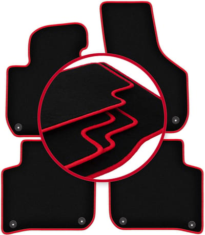 CARLUX-RED automatten voor: Skoda Superb II sedan, stationwagen (2008-2015)