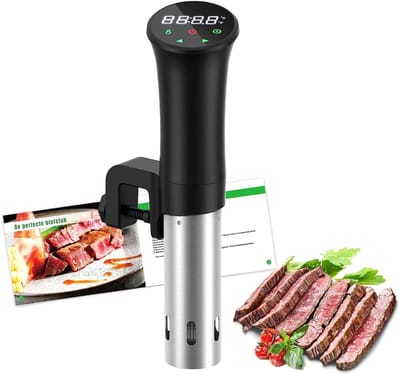 YOR® Sous vide stick - Vacumeermachine - Sous Vide - Zilver - 38cm x 16cm x 12cm