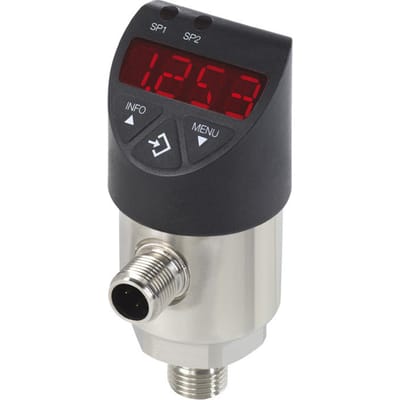 0 tot 16bar Roestvrij Staal Wika Electronic Drukschakelaar G1/4'' 1VDC 4-pins M12-connector - 13233408